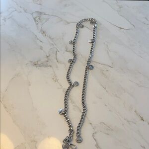 KORS Michael Kors Silver Charm Necklace